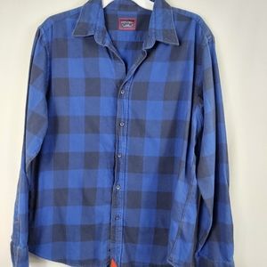 Men’s UNTUCKit Plaid Button Shirt Size Large
